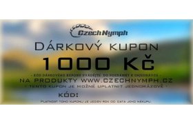 CzechNymph D�rkov� kupon ti�t�n� CzechNymph D�rkov� kupon ti�t�n� 1000 K�