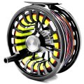 Muškařský naviják Guideline Halo Black Stealth - Přední strana