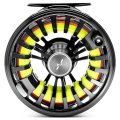 Muškařský naviják Guideline Halo Black Stealth - Přední strana