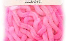 Speciální syntetická šenylka Hanák Competition MOP Chenille fluo růžová