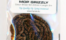 Speciální syntetická šenylka Hanák Competition MOP Chenille Grizzly hnědá