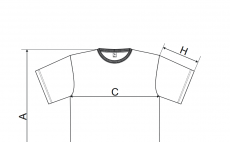 Triko s krtkm rukvem Tommi-Fly Pstruh Poton Khaki - Tabulka velikost