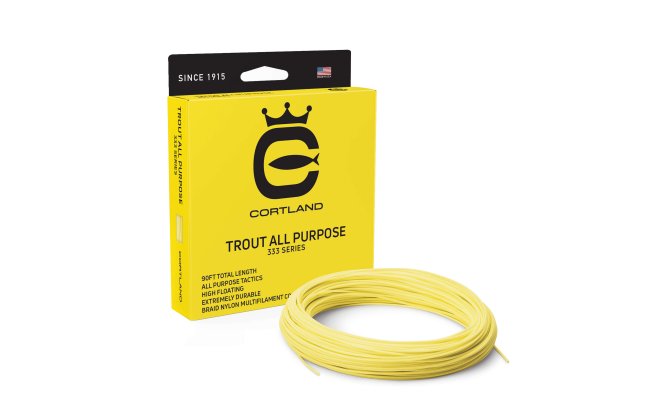 Mukask ra plovouc Cortland 333 TROUT Classic All Purpose  Mukask ra plovouc Cortland 333 TROUT Classic All Purpose WF #3 - lut