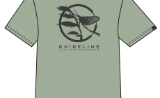 Mu�ka�sk� tri�ko Guideline The Mayfly ECO Tee Light Green