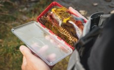 Krabika na muky Fulling Mill Streamer Box - V akci