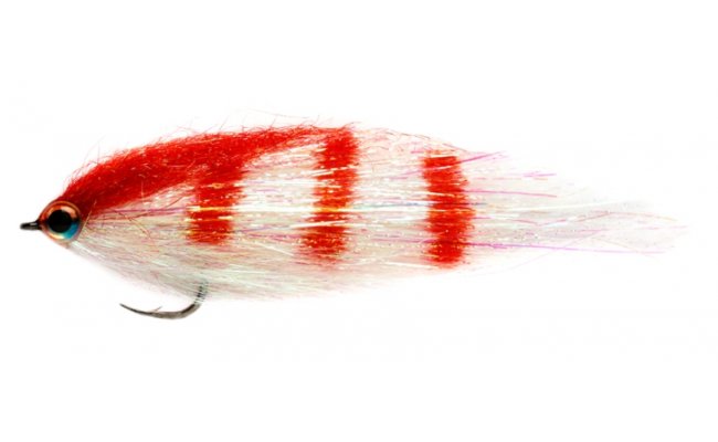 tikov rybikov streamer napodobujc zrannou rybku erveno-bl tikov rybikov streamer napodobujc zrannou rybku erveno-bl, vel. 1/0