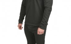 Funkn mikina Simms Midweight Core Top Quarter-Zip Carbon - Pedn strana