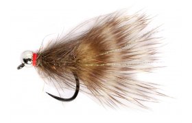Jig streamer CDC napodobenina st�evle ... Jig streamer CDC napodobenina st�evle se st��brnou hlavi�kou B/P, vel. 12, 3,8 mm