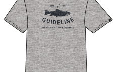 Mukask triko Guideline The Trout ECO Tee Grey Melange