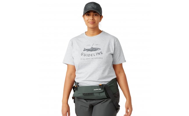 Mukask triko Guideline The Trout ECO Tee Grey Melange Mukask triko Guideline The Trout ECO Tee Grey Melange XS