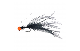 Tungstenov� jig �ern� lurka s fluo oran� ... Tungstenov� jig �ern� lurka s fluo oran�ovou hlavi�kou, vel. 16