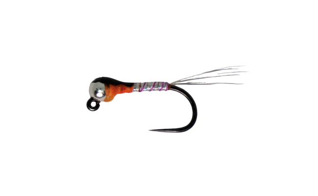 Tungstenov jig Perdigon se stbrnou hlavikou stbrno-oranov Tungstenov jig Perdigon se stbrnou hlavikou stbrno-oranov, vel. 16