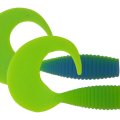 Gumové nástrahy Kinetic Curlypup - modro/žlutozelená