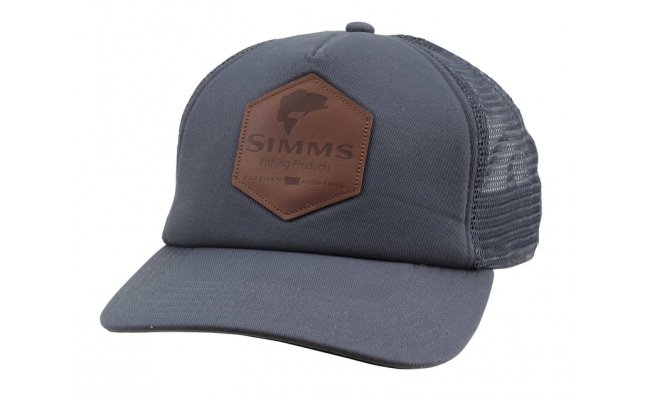 Kiltovka Simms Trucker Leather Patch Anvil Kiltovka Simms Trucker Leather Patch Anvil
