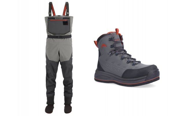 SET Brod�c� kalhoty Simms  Freestone  Stockingfoot Smoke + Brod�c� boty s plst�nou podr�kou SET Brod�c� kalhoty Simms  Freestone  Stockingfoot Smoke + Brod�c� boty s plst�nou podr�kou
