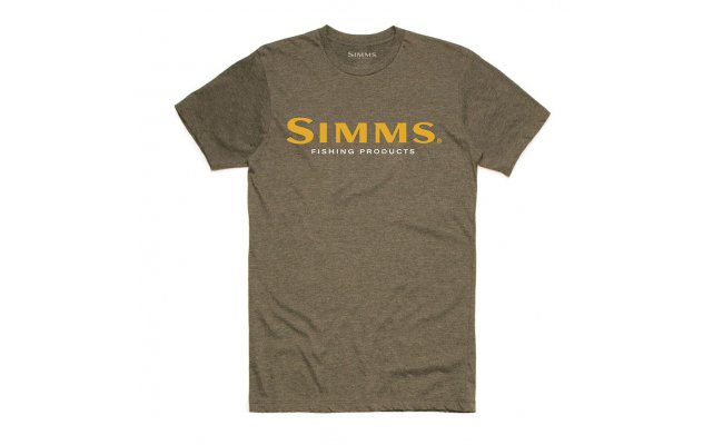 Tri�ko Simms Logo Olive Heather Tri�ko Simms Logo Olive Heather S
