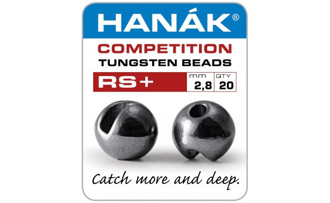 Tungstenov kuliky Hank Competition RS+ ern nikl Tungstenov kuliky Hank Competition RS+ ern nikl 2,3 mm, 20 ks
